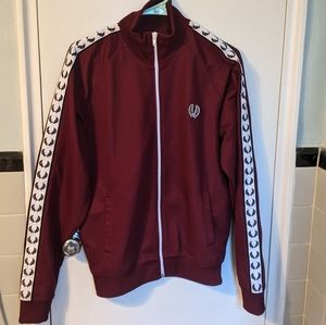 Fred Perry maroon track jacket